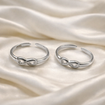 Load image into Gallery viewer, Taraash Sterling Silver Appealing Infinity Toe Ring For Women LR1056S
