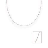 Taraash 925 Silver Beaded Box 16 inches Chain For Women - Taraash
