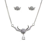 Load image into Gallery viewer, Taraash 925 Silver Floral Design Tanmaniya Set For Women - Taraash