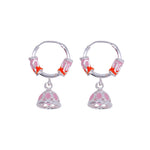 Load image into Gallery viewer, Taraash 925 Silver Hoop Earrings with Vibrant Enamel for Girls/Women - Taraash