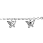 Load image into Gallery viewer, Taraash 925 Sterling Butterfly Pure Silver Bracelet For Women | Pure Silver Bracelet Girls | Silver Bracelet - Taraash