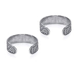Load image into Gallery viewer, Taraash 925 Sterling Silver Antique Cutwork Design Toe Ring For Women LR1140A - Taraash