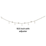 Load image into Gallery viewer, Taraash 925 Sterling Silver Beaded Star Charm Single Anklet for Women - Taraash