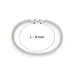 Load image into Gallery viewer, Taraash 925 Sterling Silver Bracelet For Men Silver - ACDH1006C8HIN - Taraash