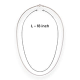 Taraash 925 Sterling Silver Compact Snake Neck Chain For Women ACMO5018IN - Taraash