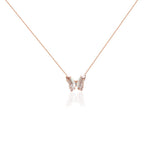 Load image into Gallery viewer, Taraash 925 Sterling Silver Couple Combo Of Figaro Chain And Butterfly CZ Shape Necklace - Taraash