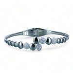 Load image into Gallery viewer, Taraash 925 Sterling Silver Cz Oval Bangle For Women - Taraash