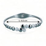 Load image into Gallery viewer, Taraash 925 Sterling Silver Cz Oval Bangle For Women - Taraash