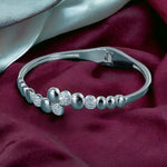 Load image into Gallery viewer, Taraash 925 Sterling Silver Cz Oval Bangle For Women - Taraash