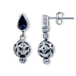 Load image into Gallery viewer, Taraash 925 Sterling Silver CZ Pear Shape Drop Earrings For Women - Taraash