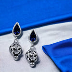 Load image into Gallery viewer, Taraash 925 Sterling Silver CZ Pear Shape Drop Earrings For Women - Taraash