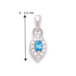 Load image into Gallery viewer, Taraash 925 Sterling Silver Fancy CZ Pendant For Women - Taraash
