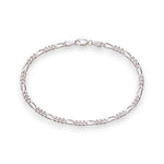 Load image into Gallery viewer, Taraash 925 Sterling Silver Figaro Bracelet For Men - Taraash