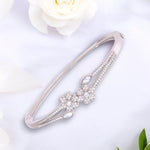 Load image into Gallery viewer, Taraash 925 Sterling Silver Floral Bangle For Women - Taraash