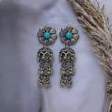 Taraash 925 Sterling Silver Floral Style Cutwork Jhumki Earrings For Women UMAE118 - Taraash