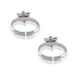 Load image into Gallery viewer, Taraash 925 Sterling Silver Floral Toe Ring For Women | CZ Bichiya - Taraash