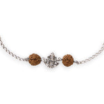 Load image into Gallery viewer, Taraash 925 Sterling Silver Ganpati Rakhi Bracelet - Taraash