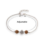 Load image into Gallery viewer, Taraash 925 Sterling Silver Ganpati Rakhi Bracelet - Taraash