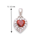 Taraash 925 Sterling Silver Heart Pendant For Women - Taraash