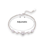 Load image into Gallery viewer, Taraash 925 Sterling Silver Heart Shape Bracelet For Women - Taraash