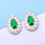 Load image into Gallery viewer, Taraash 925 Sterling Silver Pear Drop Stud Earrings For Women - Taraash