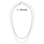 Load image into Gallery viewer, Taraash 925 sterling silver snake chain for women ACL404C18IN - Taraash