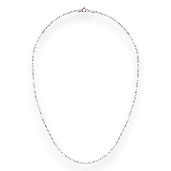 Taraash 925 Sterling Silver square Chain For Women Silver-ASD4018IN - Taraash
