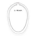 Load image into Gallery viewer, Taraash 925 Sterling Silver Square Compact Neck Chain For Women ACMS4518IN - Taraash