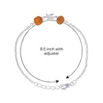 Load image into Gallery viewer, Taraash 925 Sterling Silver Swastik Rakhi For Brother - Taraash