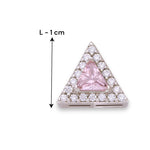 Load image into Gallery viewer, Taraash 925 Sterling Silver Triangle Shape Stud Earrings For Women - Taraash