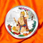 Load image into Gallery viewer, Taraash 999 Purity 20 gm Lord Hanuman Silver Colour Coin By ACPL - Taraash