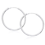 Load image into Gallery viewer, Taraash silver Hoop Earrings for Women #H42030M - Taraash