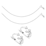 Load image into Gallery viewer, Taraash Sterling Silver Combo of Anklet & Toe Ring For Women COMBO ANTR 86 - Taraash