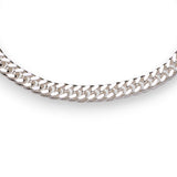 Taraash Sterling Silver Double Curb Chain Bracelet For Men - Taraash