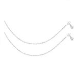 Load image into Gallery viewer, Taraash Sterling Silver Combo Of Anklet & Toe Ring For Women COMBO ANTR 72