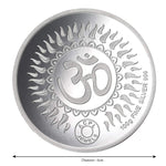 Load image into Gallery viewer, Taraash 999 Silver God Lakshmi Ganesha 100 Gram Coin CF15R3G100