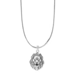 Load image into Gallery viewer, Taraash 925 Sterling Beautiful Lion Head Silver Pendant with Chain For Men