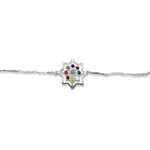 Load image into Gallery viewer, Blisse Allure 925 Silver Designer Enamel CZ Rakhi Bracelet For Brother - Taraash