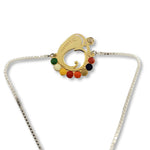 Load image into Gallery viewer, Blisse Allure 925 Silver Gold Plated Ganeshji Rakhi Bracelet for Brother - Taraash