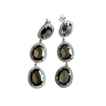 Load image into Gallery viewer, Blisse Allure 925 Sterling Charming Cz Silver Drop Earrings For Women - Taraash