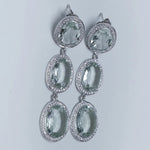 Load image into Gallery viewer, Blisse Allure 925 Sterling Classy Cz Silver Drop Earrings For Women - Taraash