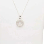 Load image into Gallery viewer, Blisse Allure 925 Sterling Silver Doughnut Pendent Necklace - Taraash