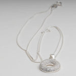 Load image into Gallery viewer, Blisse Allure 925 Sterling Silver Doughnut Pendent Necklace - Taraash