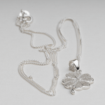 Load image into Gallery viewer, Blisse Allure 925 Sterling Silver Four Leaf Clover Pendant Necklace - Taraash