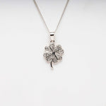 Load image into Gallery viewer, Blisse Allure 925 Sterling Silver Four Leaf Clover Pendant Necklace - Taraash