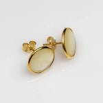 Load image into Gallery viewer, Blisse Allure 925 Sterling Silver Mother Of Pearl Stud Earrings - Taraash