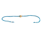 Load image into Gallery viewer, Blisse Allure 925 Sterling Silver Nazar Rakhi in Hammered Gold Disc - Taraash