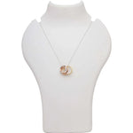 Load image into Gallery viewer, Blisse Allure 925 Sterling Silver Necklace 3 Tone Detachable Rings - Taraash