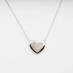 Load image into Gallery viewer, Blisse Allure 925 Sterling Silver Necklace With Heart Pendant - Taraash