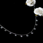Load image into Gallery viewer, Blisse Allure 925 Sterling Silver White Crystal Necklace - Taraash